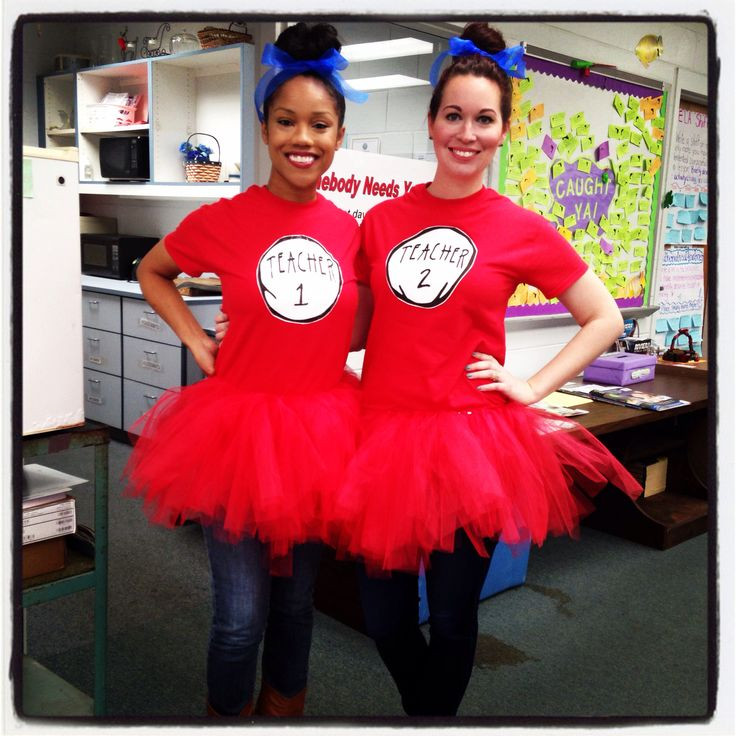 Thing 1 Costume DIY
 Teacher 1 & Teacher 2 Thing 1 & Thing 2 costumes for Dr