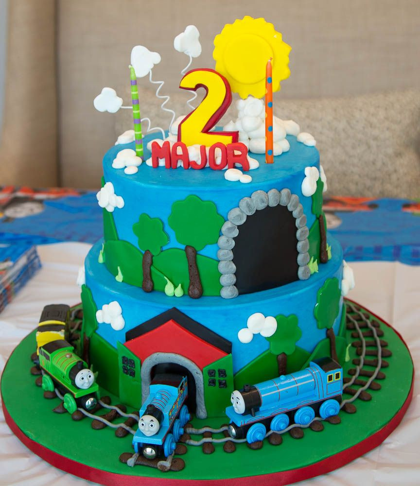 Thomas Train Birthday Cake
 Thomas the Train Party