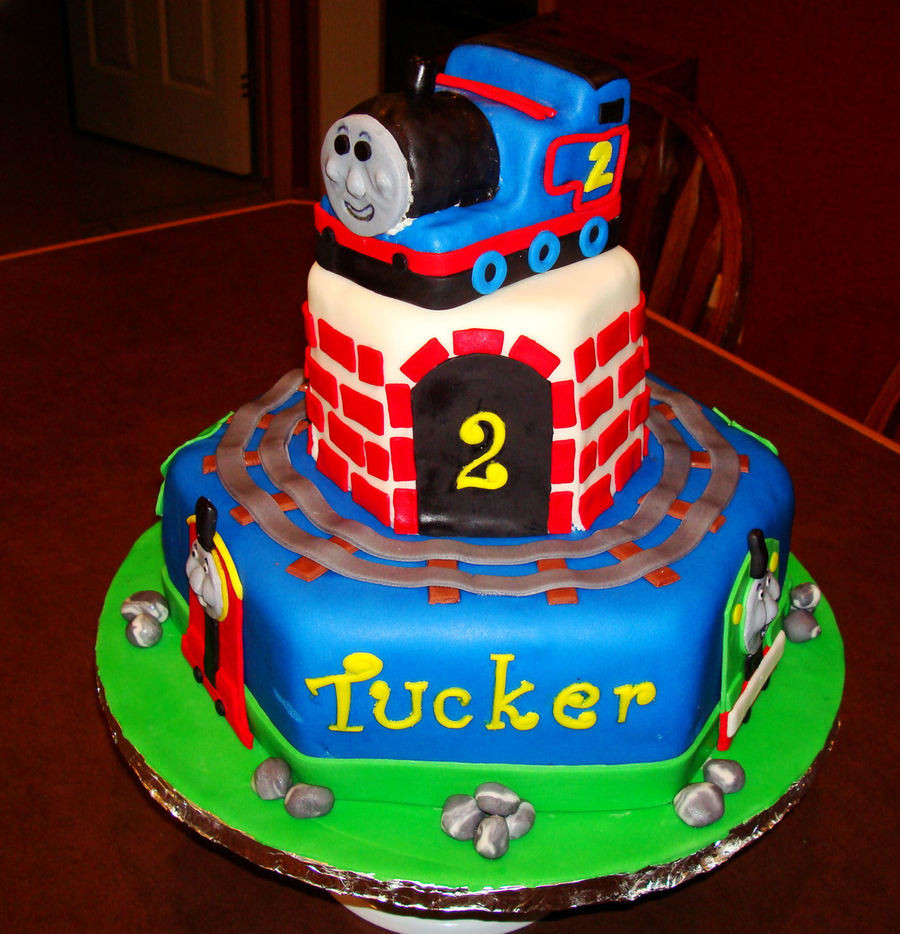 Thomas Train Birthday Cake
 Thomas The Train 2Nd Birthday Cake CakeCentral