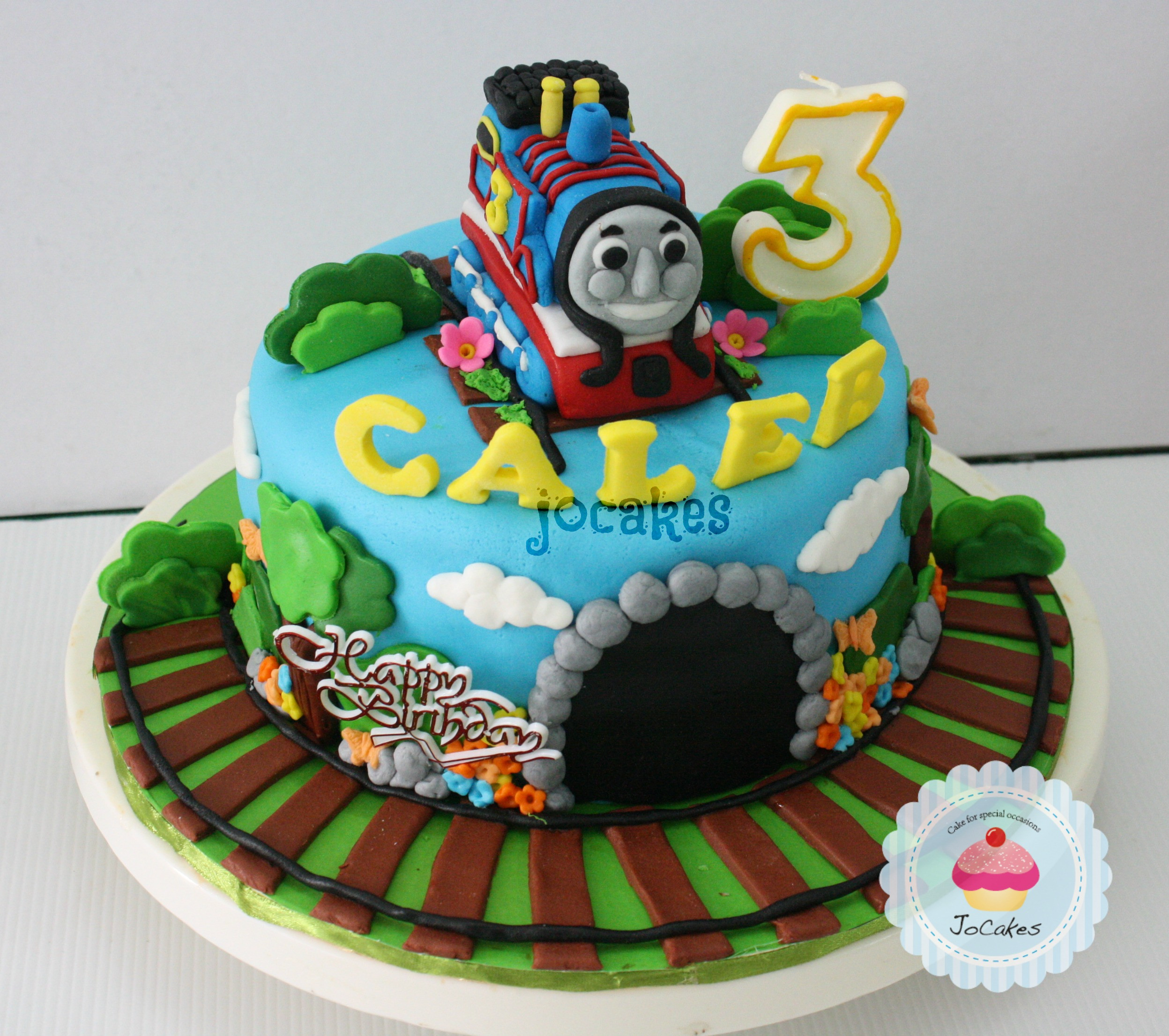 Thomas Train Birthday Cake
 Thomas the train cake for Caleb