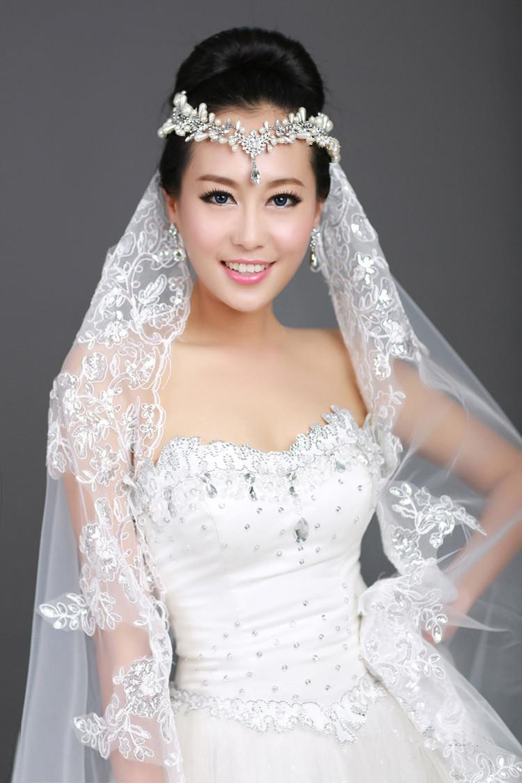 Tiara Wedding Veils
 New 1T Ivory Ribbon Edge Bridal Wedding Veil b