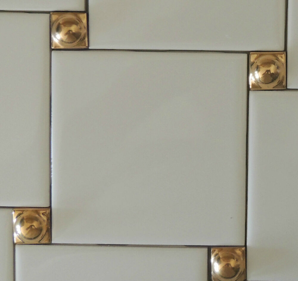 Tile Inserts For Kitchen Backsplash
 DECORATIVE WALL TILES 24K GOLD INSERTS 5 KITCHEN