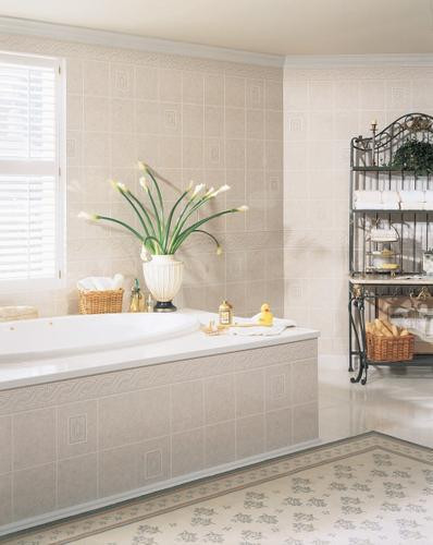 Tileboard For Bathroom Walls
 DPI™ AquaTile 4 x 8 Alicante Tileboard Wall Panel at Menards