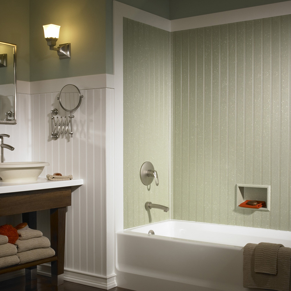 Tileboard For Bathroom Walls
 Bathroom with Beadboard – Classic Style – HomesFeed