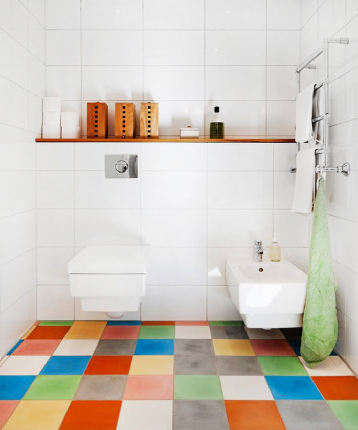 Tiles Color For Bathroom
 25 Impressive Multi Colored Tile Bathroom Design Ideas