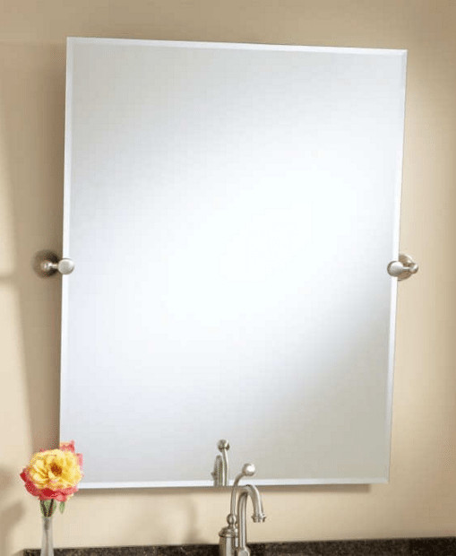 Tilting Bathroom Mirror
 36" Seattle Rectangular Tilting Mirror Luxury Bathroom