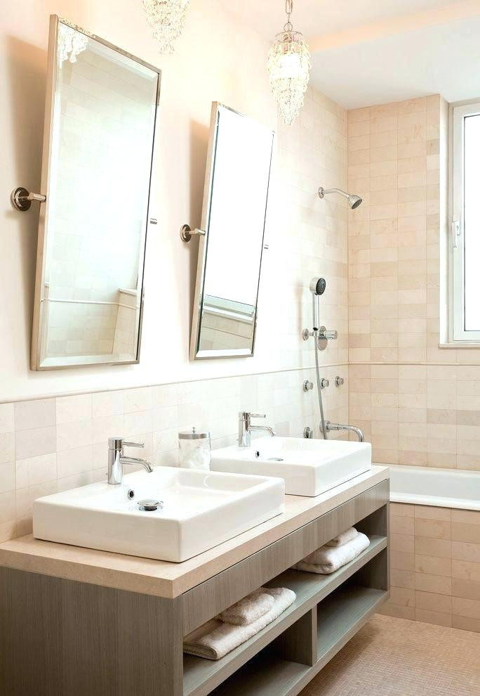 Tilting Bathroom Mirror
 Bathroom Mirror Ideas Tilting Wall Mirrors Brushed Nickel