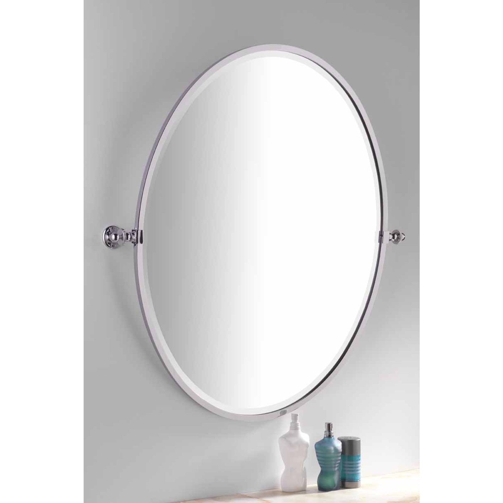 Tilting Bathroom Mirror
 Handmade Bathroom Oval Framed Tilting Mirror