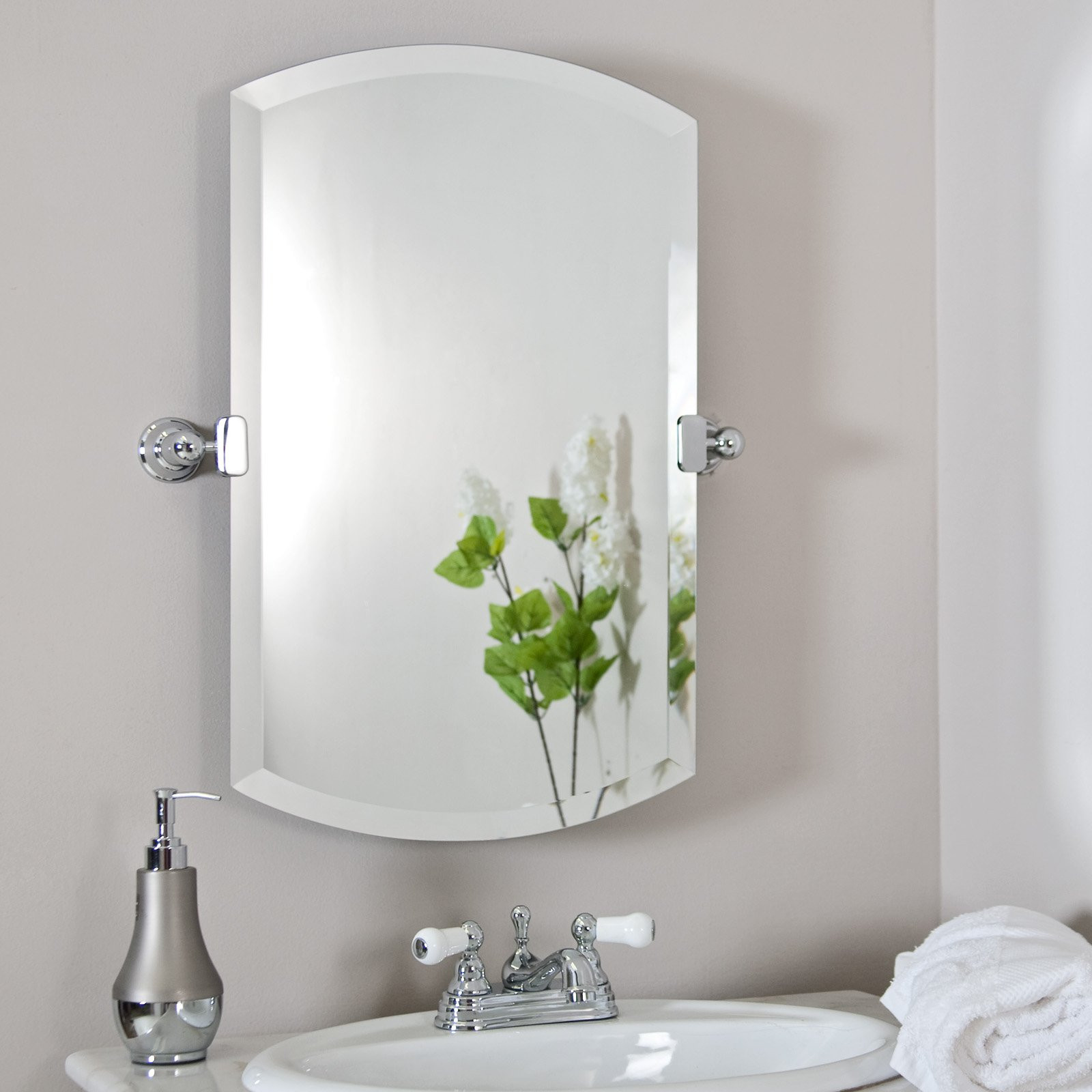 Tilting Bathroom Mirror
 Decorating With Mirrors Abode