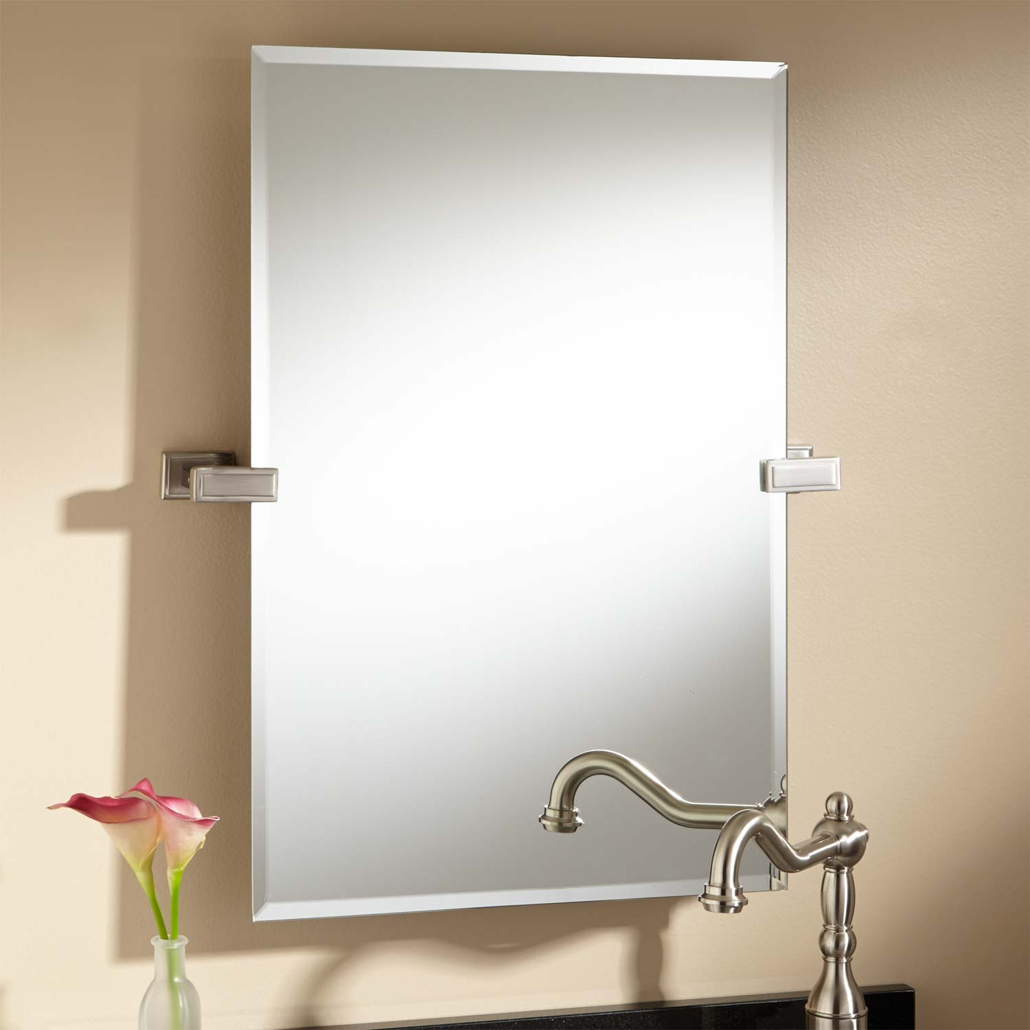 Tilting Bathroom Mirror
 24" Florence Rectangular Tilting Mirror