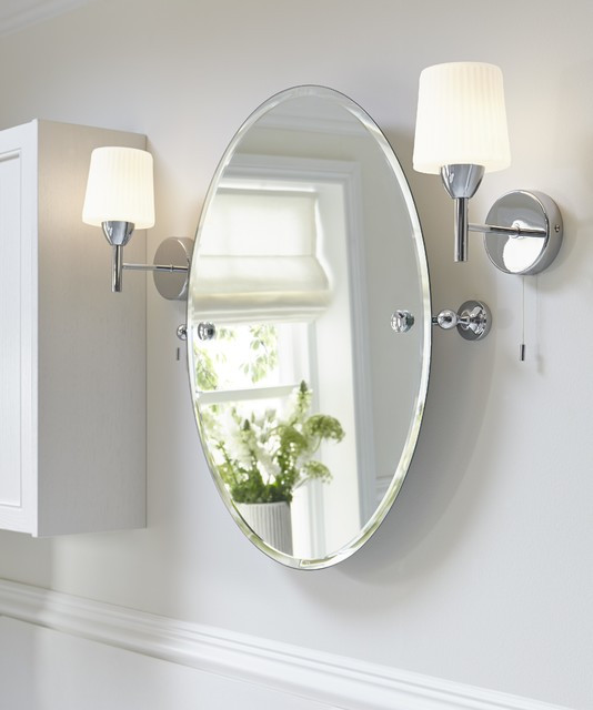 Tilting Bathroom Mirror
 Savoy tilting oval mirror Bathroom Mirrors by bathstore