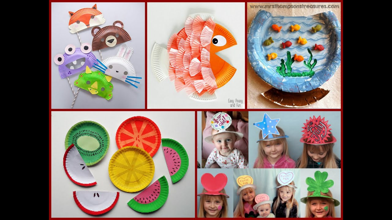 Toddler Art And Craft Projects
 Kid Craft Ideas – Paper Plate Crafts