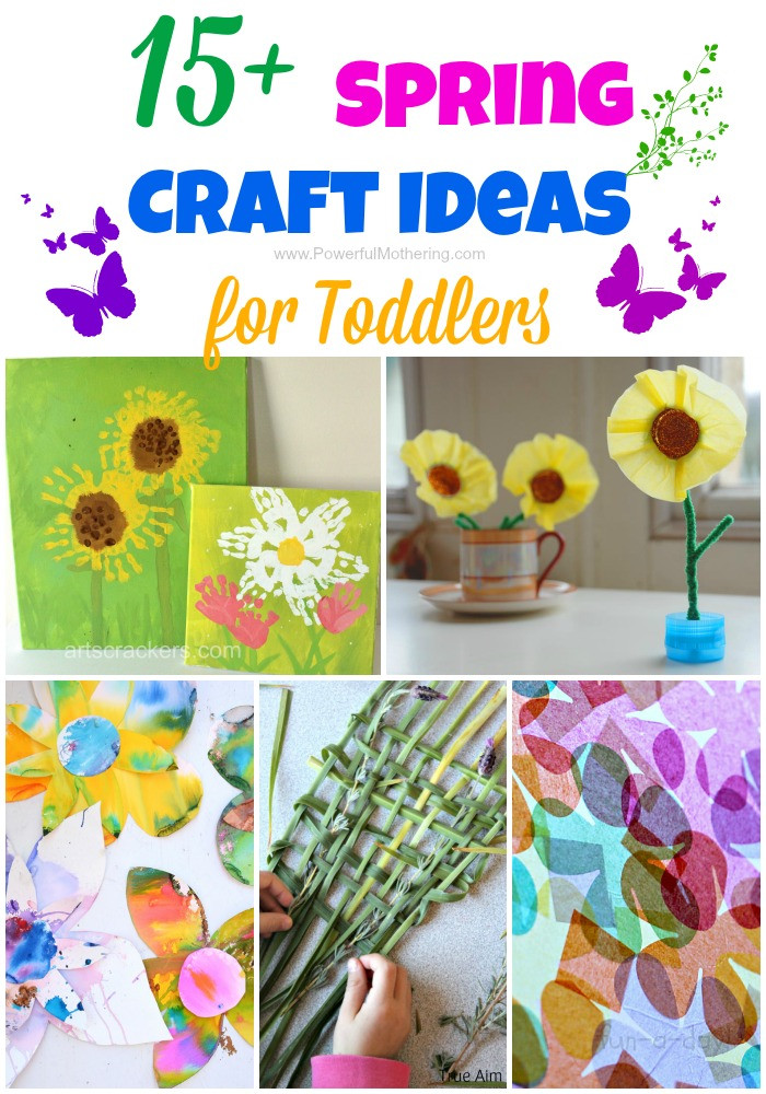 Toddler Art And Craft Projects
 15 Spring Craft Ideas for Toddlers