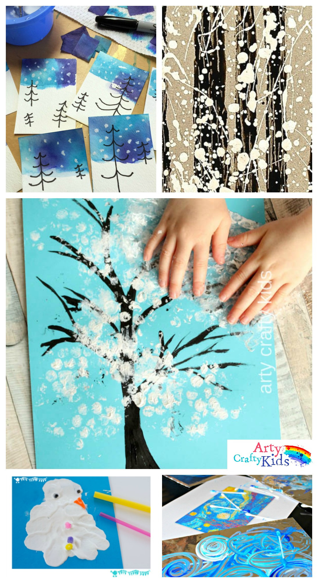 Toddler Art And Craft Projects
 14 Wonderful Winter Art Projects for Kids Arty Crafty Kids