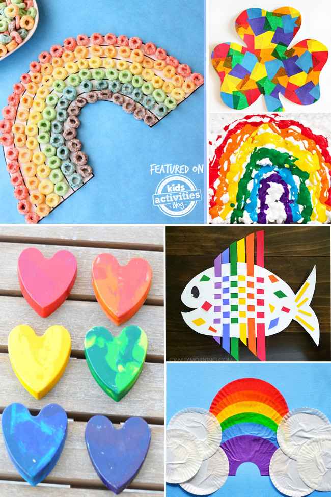 Toddler Art Craft
 40 Fantastic Kids Rainbow Crafts
