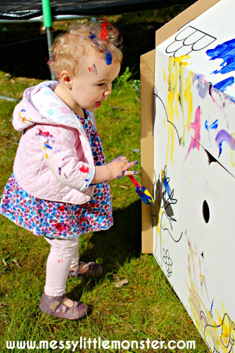 Toddler Artwork Ideas
 Easy Outdoor Art Ideas That Kids Will Love Messy Little
