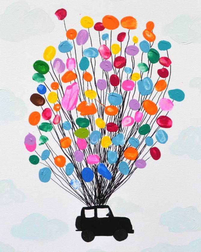 Toddler Artwork Ideas
 Thumbprint Art for Kids