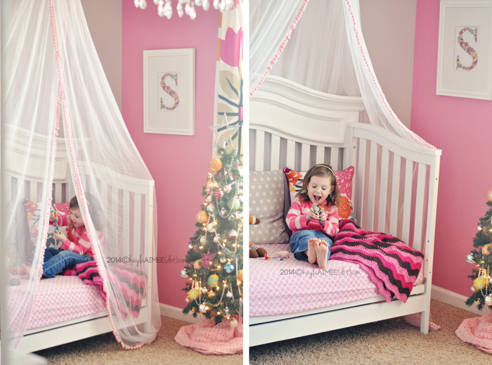 Toddler Bed Canopy DIY
 Semi DIY Scarlette s Cute & Crafty Canopy Bed Kayla