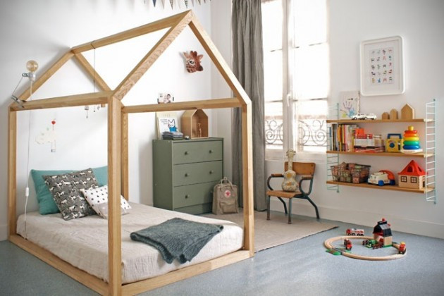 Toddler Bed Frame DIY
 20 DIY Adorable Ideas for Kids Room
