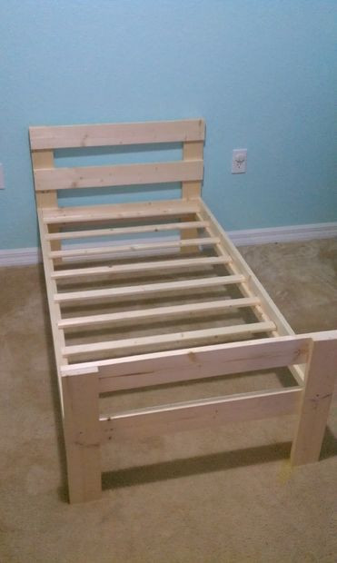 Toddler Bed Frame DIY
 Simple & Stylish Toddler Bed for Under $40