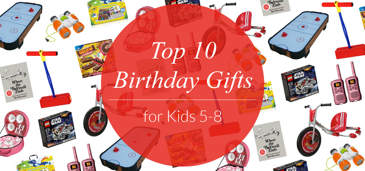 Toddler Birthday Gift Ideas
 Top 10 Birthday Gifts for Kids Ages 5 8 Evite