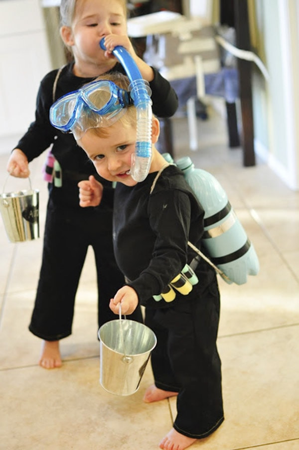 Toddler Costumes DIY
 DIY Scuba Diver Halloween Costume