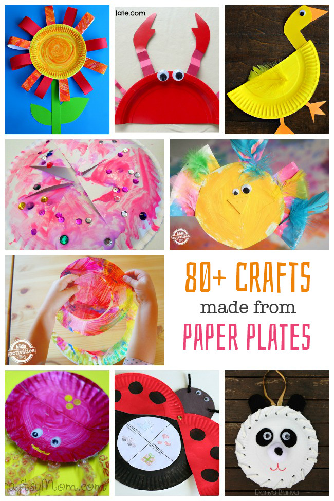 Toddler Craft Activities
 80 Paper Plate Crafts for Kids