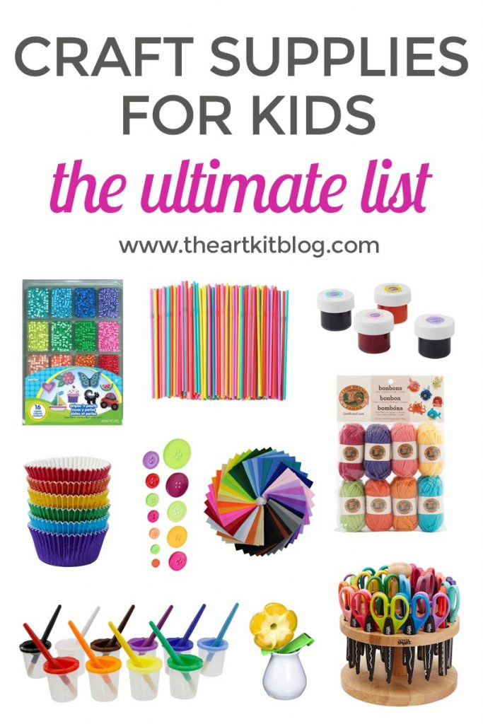 Toddler Craft Supplies
 The Ultimate List of Arts and Crafts Supplies for Kids