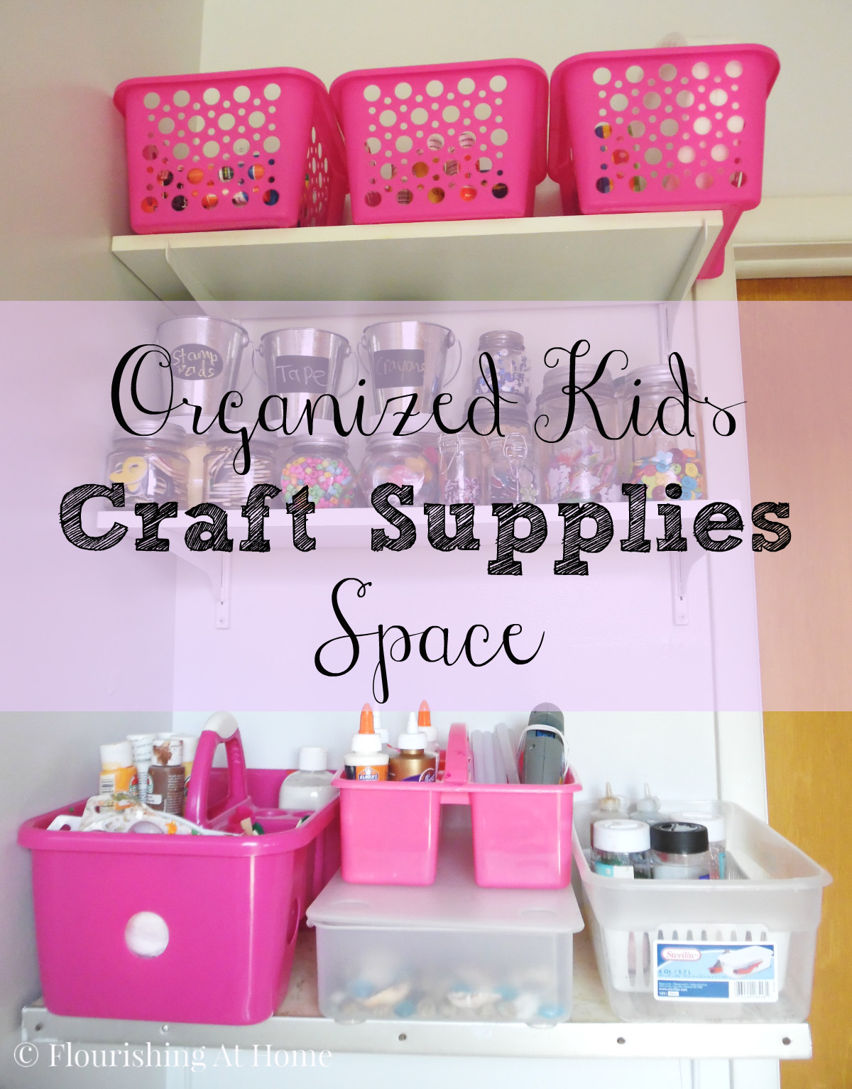 Toddler Craft Supplies
 Organizing a Kids Craft Supply Space for Fall – At Home