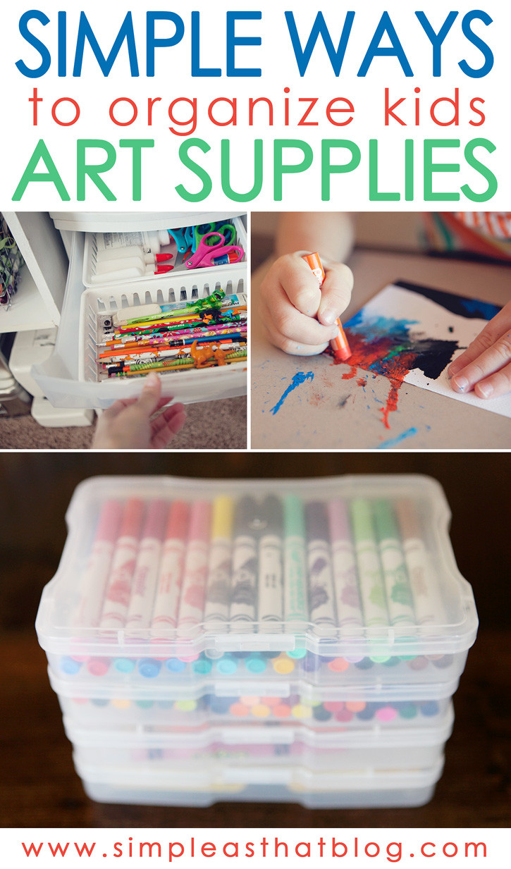 Toddler Craft Supplies
 Simple Ways to Organize Kids Craft Supplies