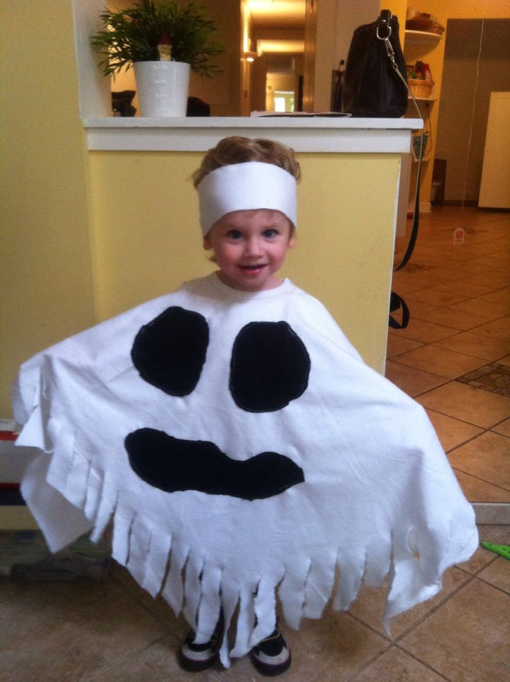 Toddler Ghost Costume DIY
 Ghost Costume