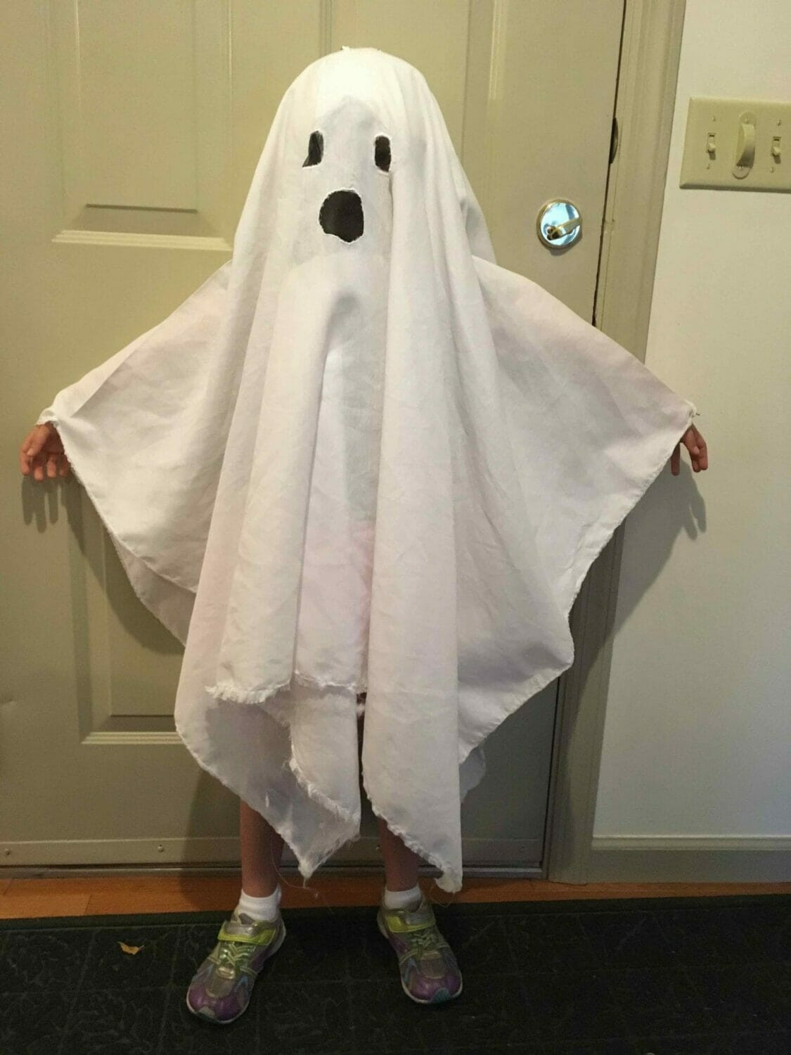 Toddler Ghost Costume DIY
 How To Make A Ghost Costume It s Harder Than You d Think