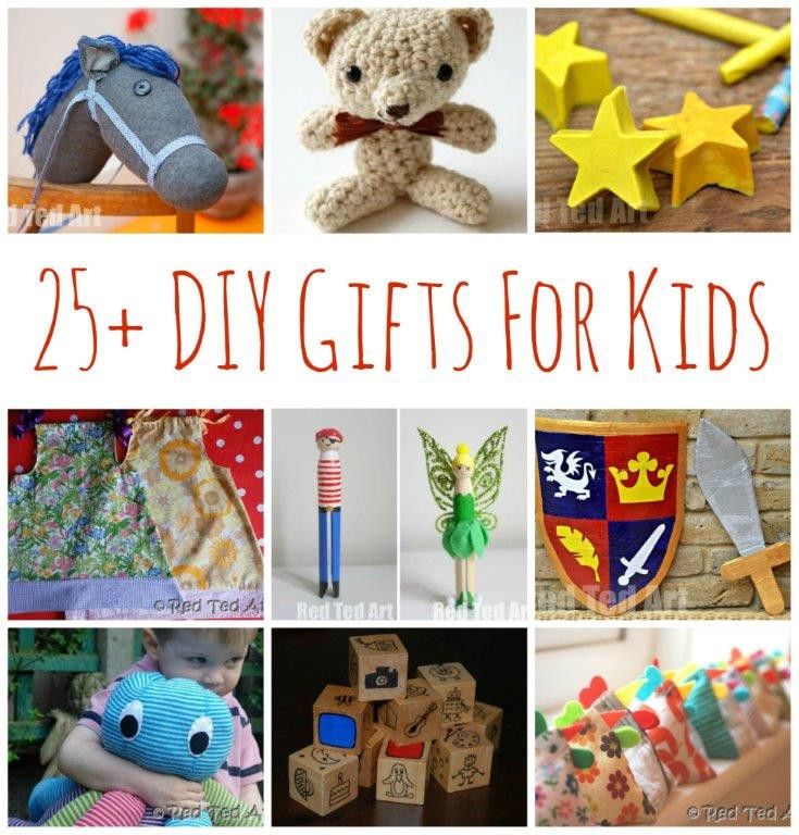 Toddler Made Christmas Gifts
 25 DIY Gifts for Kids Make Your Gifts Special Red