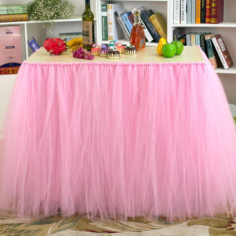 Toddler Tulle Skirt DIY
 1Pcs 15 Colors styles Tulle Table Skirt DIY Tutu Tableware