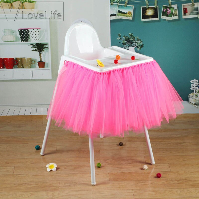 Toddler Tulle Skirt DIY
 Hot Pink Tutu Skirt Tulle Chair Skirts Baby Shower