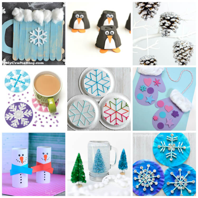 Toddler Winter Crafts
 Easy Winter Kids Crafts That Anyone Can Make Happiness