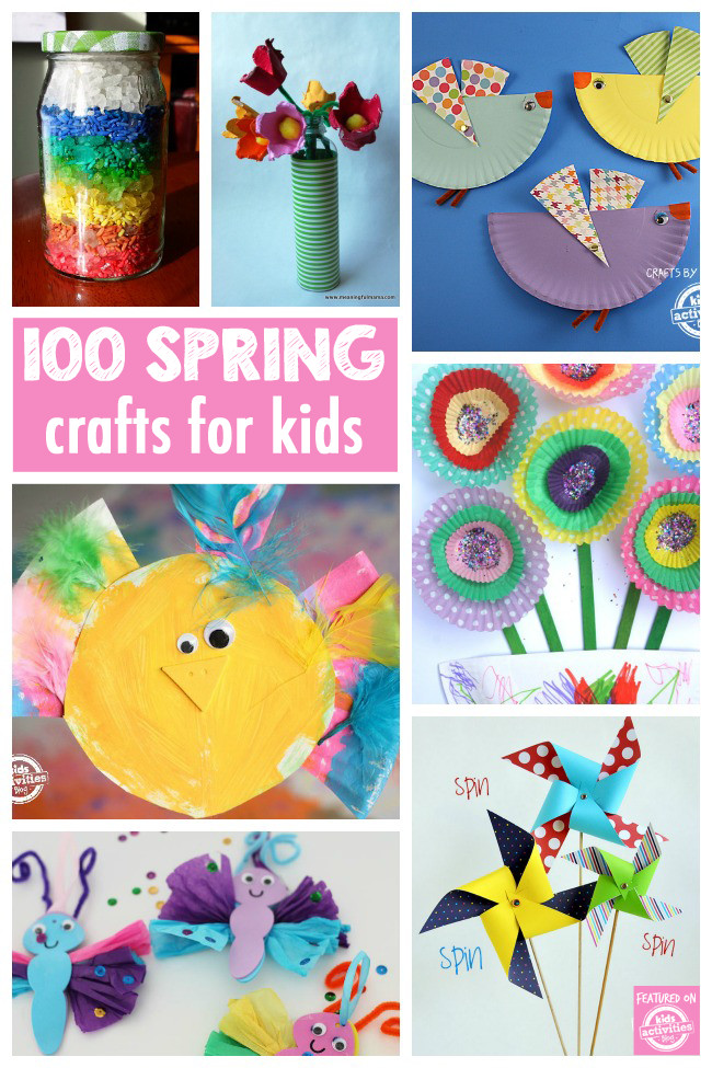Toddlers Crafts For Spring
 100 Gorgeous and Easy Spring Crafts Kids Will Love