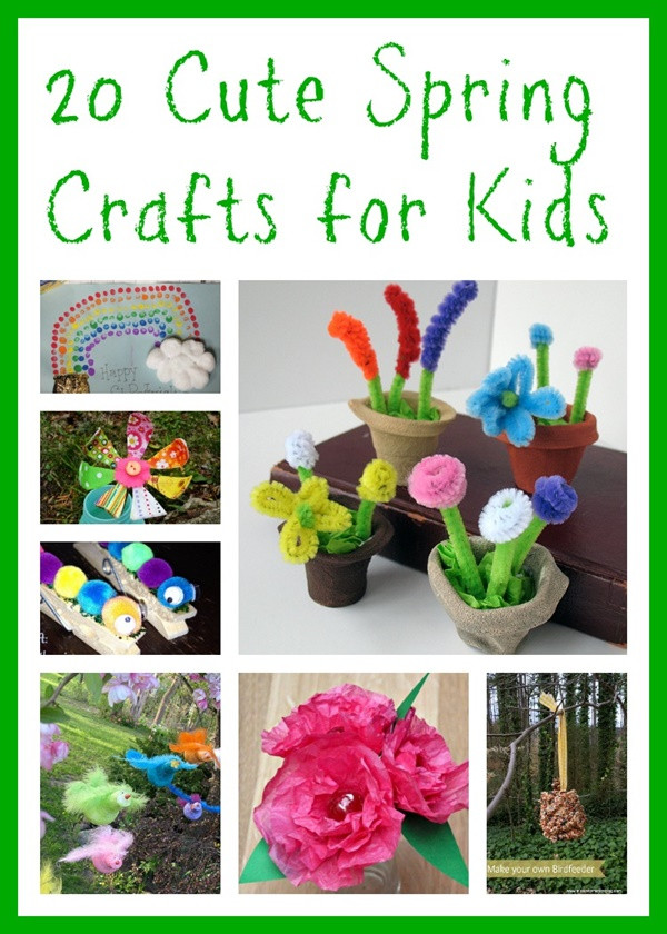 Toddlers Crafts For Spring
 Cute Spring Craft Ideas For Kids