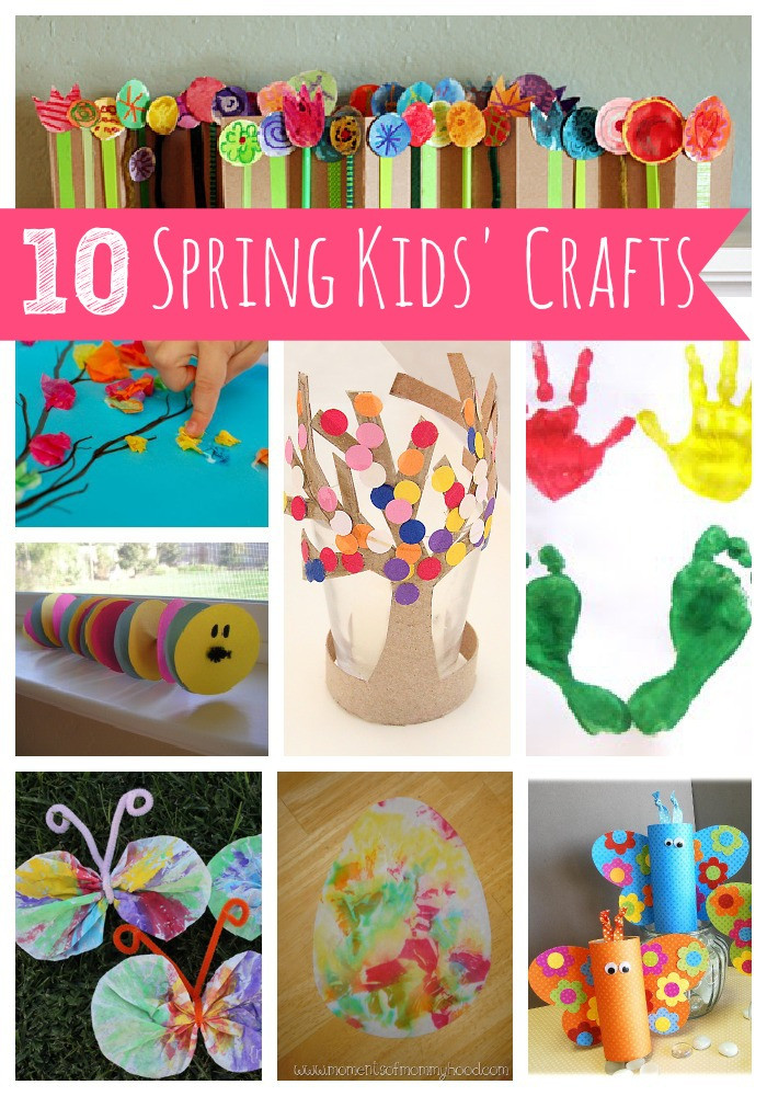 Toddlers Crafts For Spring
 10 Spring Kids’ Crafts