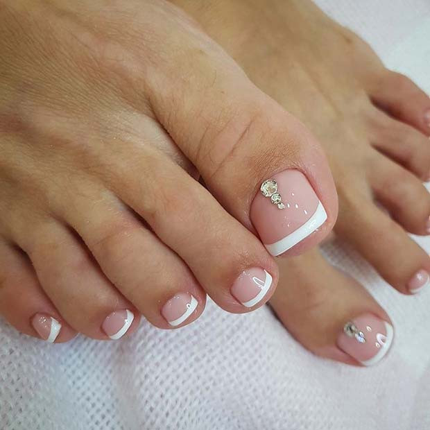 Toe Nail Designs For Wedding
 21 Elegant Toe Nail Designs for Spring and Summer