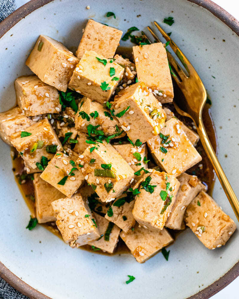 Tofu Seasoning Recipes
 Easy Marinated Tofu – A Couple Cooks