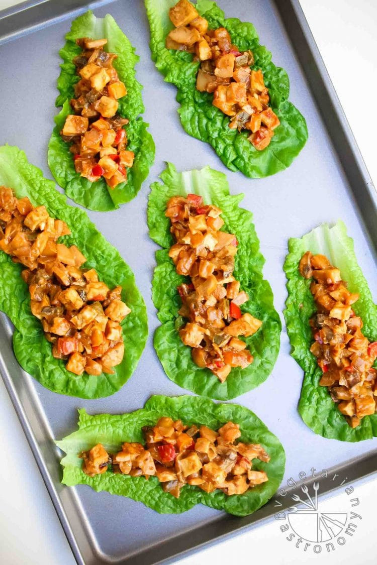 Tofu Wrap Recipes
 Tofu Peanut Lettuce Wraps Ve arian Gastronomy