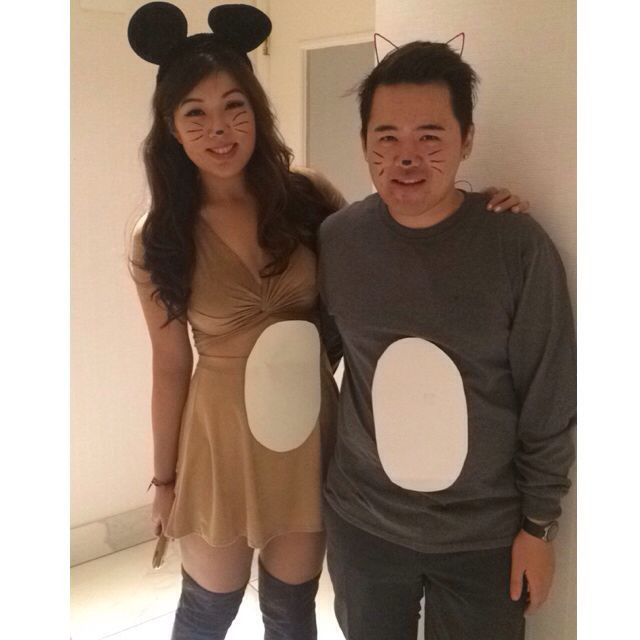 Tom And Jerry Costumes DIY
 DIY Tom and Jerry Couple Costume Super easy and adorable