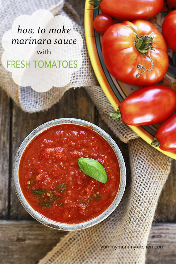 Tomato Sauce From Fresh Tomatoes
 20 Recipes for Fresh Tomatoes Yummy Mummy Kitchen