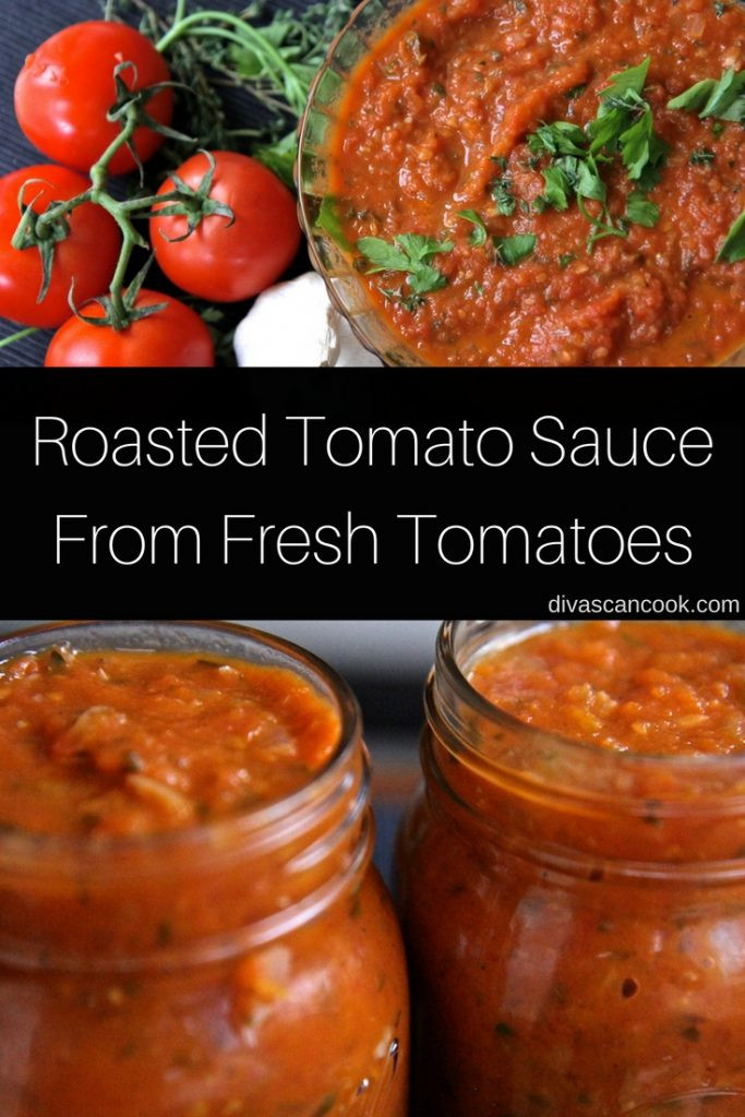 Tomato Sauce From Fresh Tomatoes
 Homemade Tomato Sauce Using Fresh Tomatoes