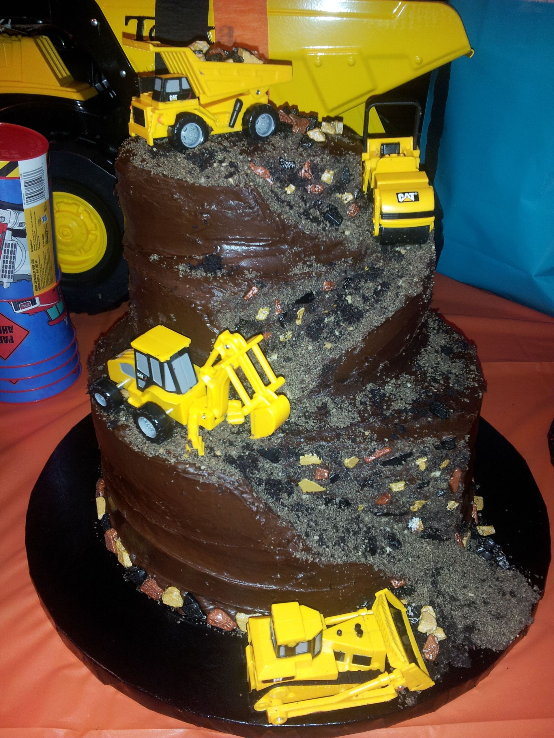 Tonka Birthday Party
 Tonka Truck construction chocolate fudge dirt gravel sand