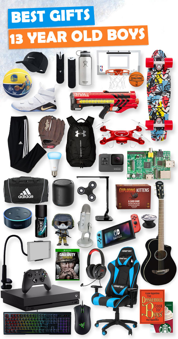 Top Gift Ideas For Boys
 Top Gifts for 13 Year Old Boys