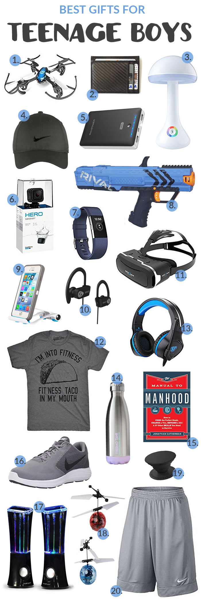 Top Gift Ideas For Boys
 Best Gifts for Teenage Boys