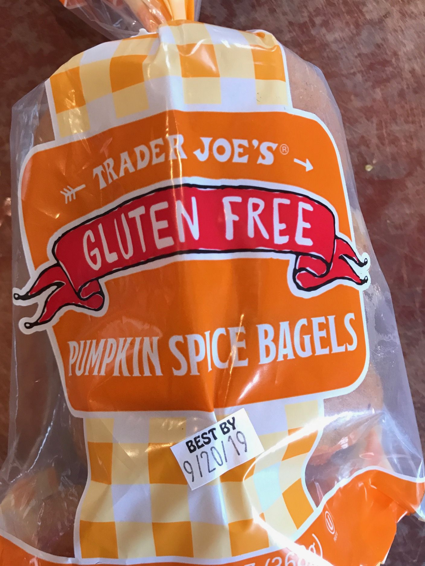 Trader Joe'S Gluten Free Bagels
 Trader Joe s Gluten Free Pumpkin Spice Bagel