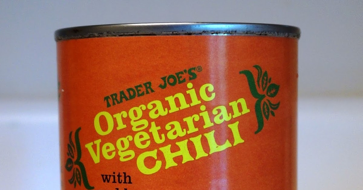 Trader Joe'S Vegetarian Chili
 Exploring Trader Joe s Trader Joe s Organic Ve arian